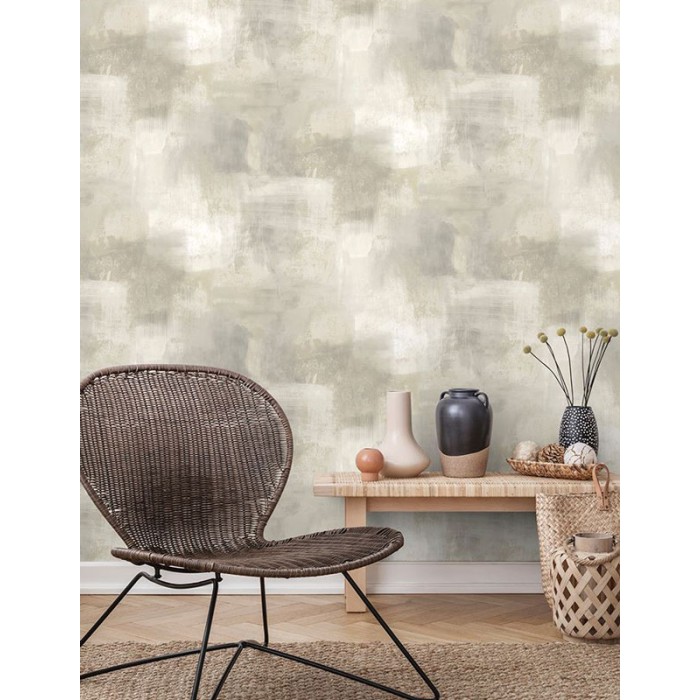Grandeco|Modern wallpaper concrete and abstract strokes|Wallpaper