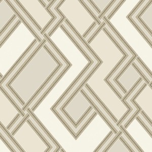 Casadeco|Papier peint style japonais moderne avec pins orientaux vert kaki|Moderne