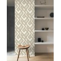 Papeldecor|Modern wallpaper geometric shapes cream beige|Wallpaper