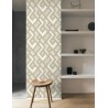 Papeldecor|Moderne Tapete geometrische Formen cremebeige|Tapeten