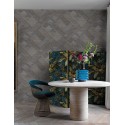 Papeldecor|Papier peint géométrique moderne tons gris bleuté|Papier Peint