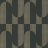 Papeldecor|Papier peint moderne noir et or métallisé|Papier Peint