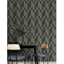 Papeldecor|Wallpaper modern black and gold metallic|Wallpaper