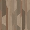 Papeldecor|Modern wood-effect wallpaper with geometric shapes|Wood Imitation