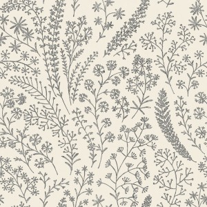 Papeldecor|Papier peint Urban Jungle feuilles de palmier crème vert|Floral