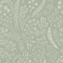 Papeldecor|Botanical Scandinavian-style wallpaper in green|Wallpaper