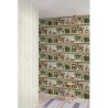 Papeldecor|White wooden plank wallpaper|Clearance