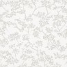 Papeldecor|Wallpaper white flowers with silver leaves|Wallpaper