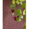 Papeldecor|Romantische Tapete mit kleinen Blumen im Stickerei-Look, Glanz Taupe|Tapeten