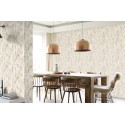 Rasch|Papel pintado piedra natural blanco y beige contemporáneo|Imitacion Piedra