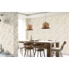 Rasch|Papel pintado piedra natural blanco y beige contemporáneo|Imitacion Piedra