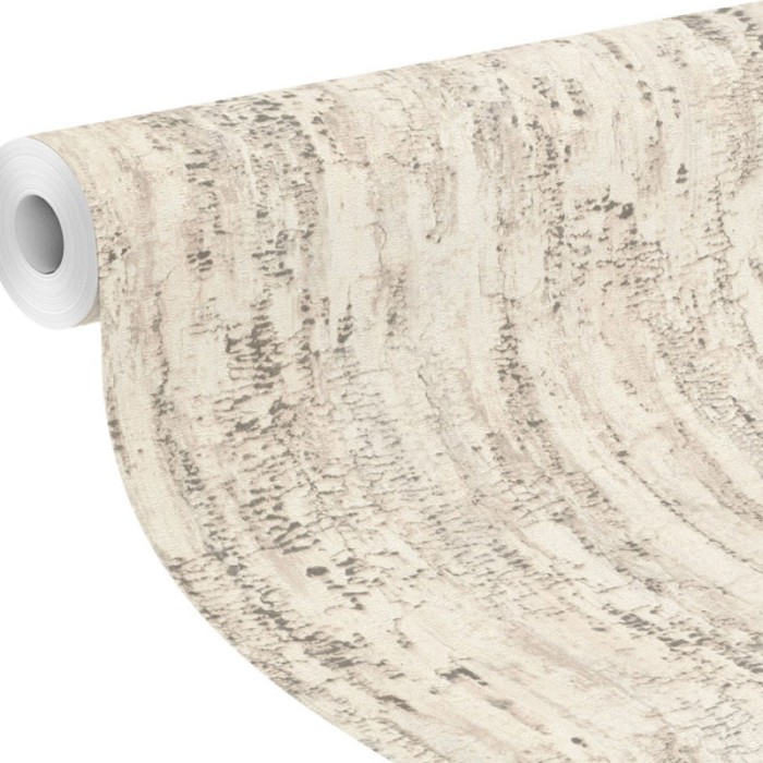 Rasch|Papel pintado piedra natural blanco y beige contemporáneo|Imitacion Piedra