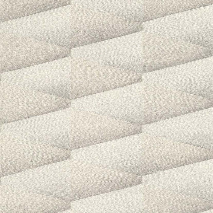 Rasch|Papel pintado tridimensional gris y blanco sofisticado|Efecto 3d