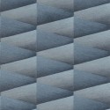 Rasch|Papier peint moderne cônes bleus effet 3D|Effet 3D