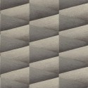 Rasch|Papier peint cônes 3D gris tons modernes|Effet 3D
