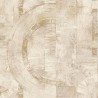 Rasch|Papier peint plâtre gris beige et or brillant|Industriel