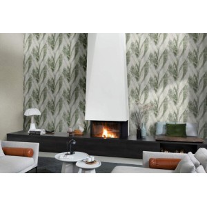 Elitis|Natural silk wallpaper in khaki and beige tones|Wallpaper 2