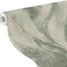Rasch|Papier peint industriel textures et feuilles vertes|Papier Peint