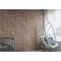 Rasch|Tapete braune Stein-Beton-Wand moderner Effekt|Tapeten