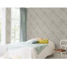 Rasch|Papier peint béton gris motifs floraux|Papier Peint
