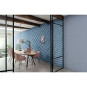 Papeldecor|Moderne Tapete mit konischen blauen Formen und 3D-Effekt|Tapeten