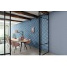 Papeldecor|Papier peint moderne avec formes coniques bleues et effet 3D|Papier Peint