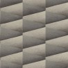 Papeldecor|Papier peint tons gris modernes avec formes de cônes 3D|Papier Peint