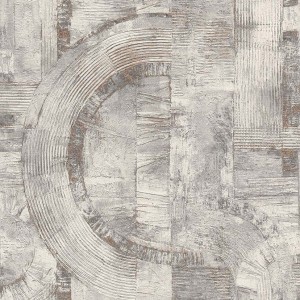 Casamance|Wallpaper geometric brown abstract line style|Geometric