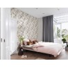 Papeldecor|Abstract stucco wallpaper with grey textured plaster|Wallpaper