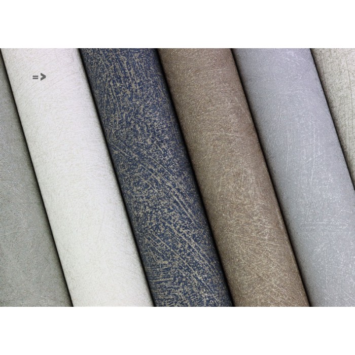 Papeldecor|Papel pintado efecto pasta de yeso texturizado blanco y plata brillo|Papel Pintado