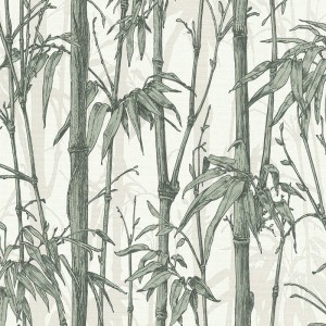 Rasch|Papier peint bambou oriental textile beige et gris|Papier Peint