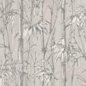 Rasch|Papier peint bambou oriental textile beige et gris|Papier Peint
