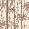Rasch|Papier peint bambou oriental brun tuile décoratif|Papier Peint