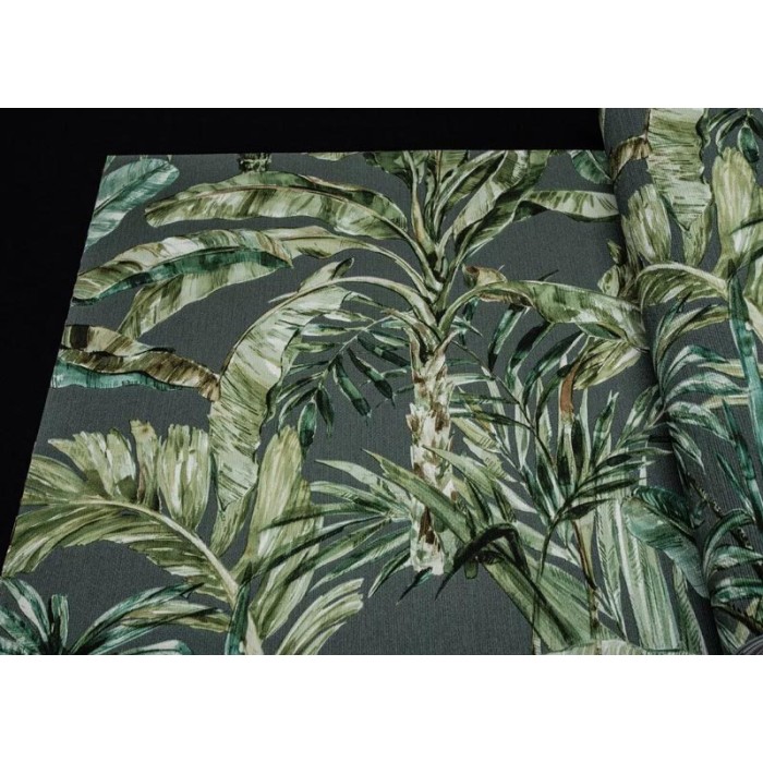 Rasch|Papier peint tropical plantes palmiers verts frais|Papier Peint