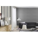 Rasch|Papier peint larges rayures blanc et noir moderne|Papier Peint