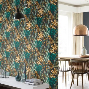 Elitis|Tapete in silber-bronze Korboptik, moderner Stil|Tapeten 2