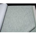 Papeldecor|Wallpaper linen effect green-silver gloss|Wallpaper