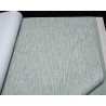 Papeldecor|Wallpaper linen effect green-silver gloss|Wallpaper