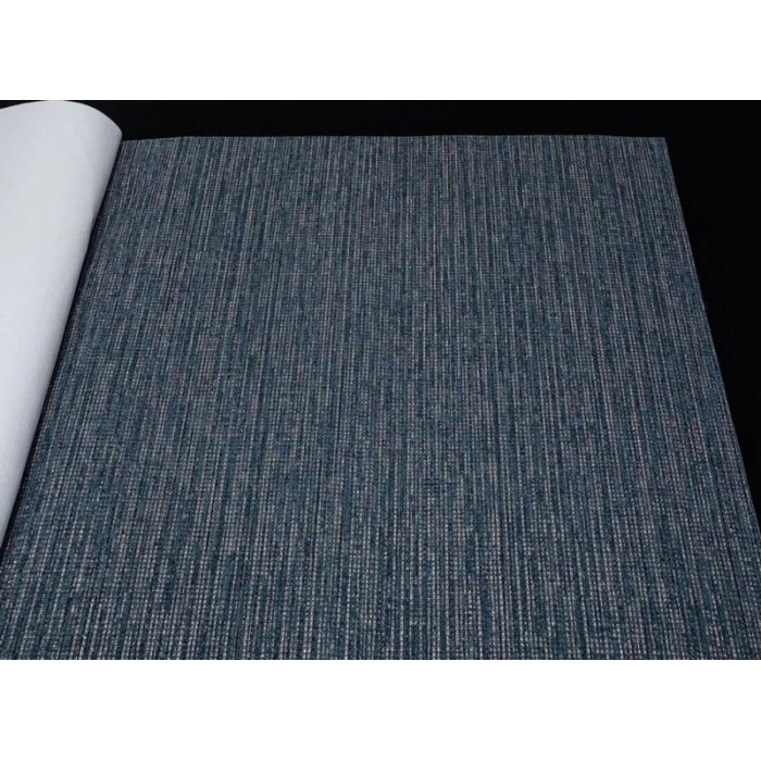 Papeldecor|Wallpaper linen effect blue-gold gloss|Wallpaper