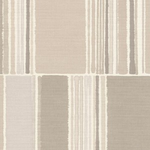 Elitis|Papier peint géométrique composition art abstrait beige et gris|Papier Peint