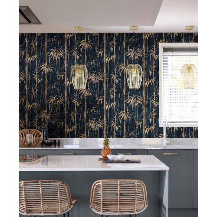 Papeldecor|Wallpaper oriental Japanese bamboo canes|Wallpaper