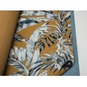 Papeldecor|Papier peint tropical avec palmiers et feuilles de bananier couleur moutarde|Papier Peint