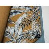 Papeldecor|Tropische Tapete mit Palmen und Bananenblättern in Senfgelb|Tapeten