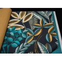Papeldecor|Wallpaper modern fantasy floral green-brown-black|Wallpaper