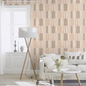 Papeldecor|Vliestapete Karomuster grau retro|Karos 2