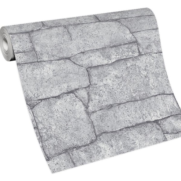 Erismann|Wall wallpaper natural stone light gray|Wallpaper