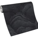 Erismann|Wallpaper slate stone natural black|Wallpaper