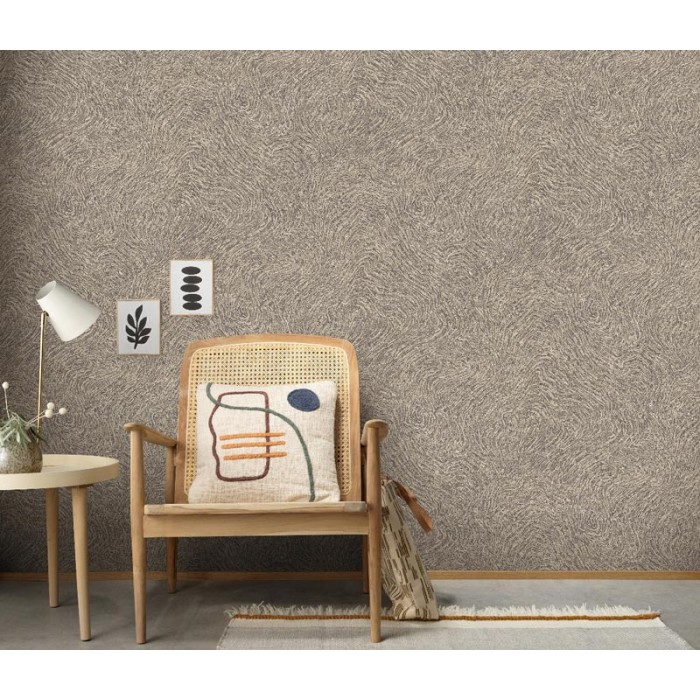 Erismann|Papel pintado roca volcánica marrón texturizada|Papel Pintado