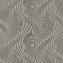 Erismann|Papel pintado moderno ondas 3D metalizado|Papel Pintado