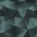 Erismann|Modern wallpaper 3D diamonds turquoise green|Wallpaper